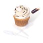 Preview: 10 längliche Cupcake Pipetten von House of Marie zum Dekorieren von Cupcakes mit leckeren Likören oder Sirup.