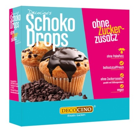 Schoko Drops ohne Zuckerzusatz