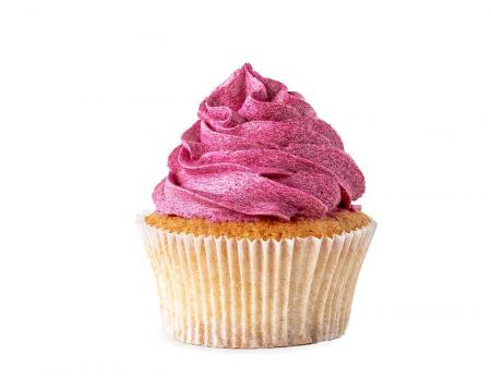 Das Frosting auf einem Cupcake lässt sich mit den färbenden Lebensmitteln von Eat a Rainbow ohne schlechtes Gewissen einfärben. Ideal für Kinder!