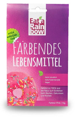 Lebensmittelfarbe - Eat a Rainbow - Farbpulver - Pink