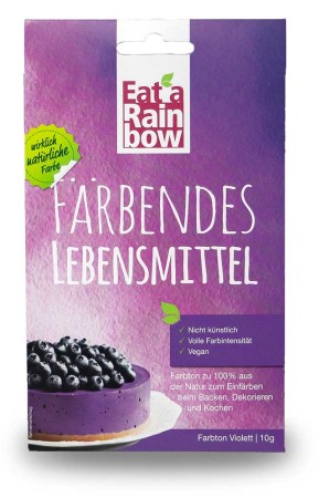 MHD 31.01.2023 - Lebensmittelfarbe - Eat a Rainbow - Farbpulver - Violett