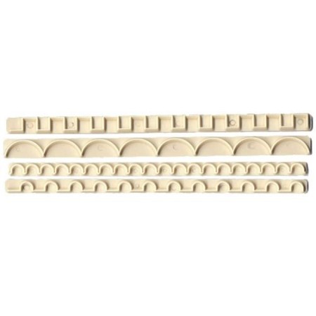 Bordüren Ausstecher - FMM Straight Frill Cutters No. 3 - 4 Stück