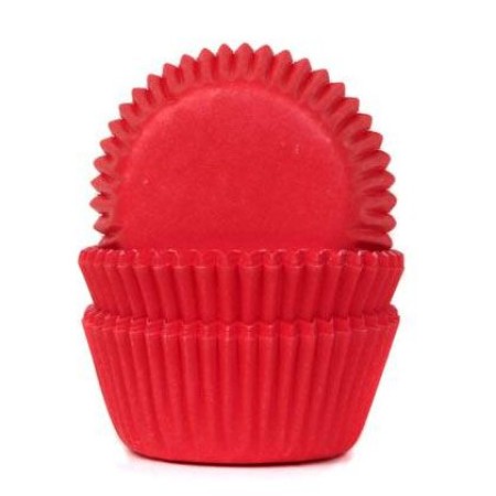 Muffinförmchen - Mini - Rot - 60 Stück