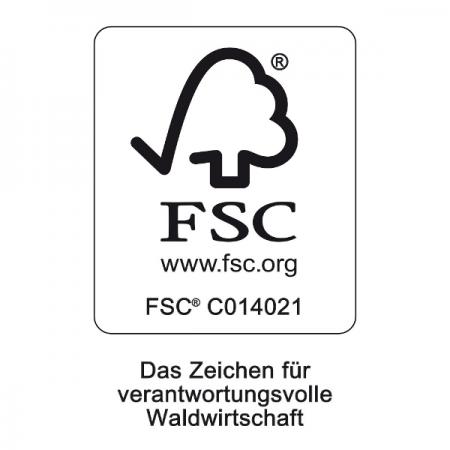 FSC zertifiziertes Akazienholz.