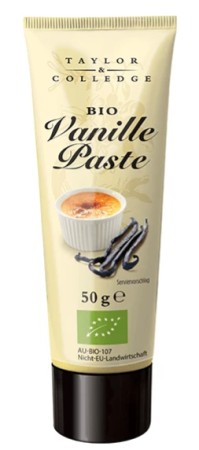 Vanille Paste - Bio - 50g Tube - Taylor & Colledge
