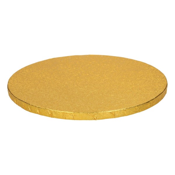 Cake Board - 12 mm Stärke - Ø30 cm - Gold