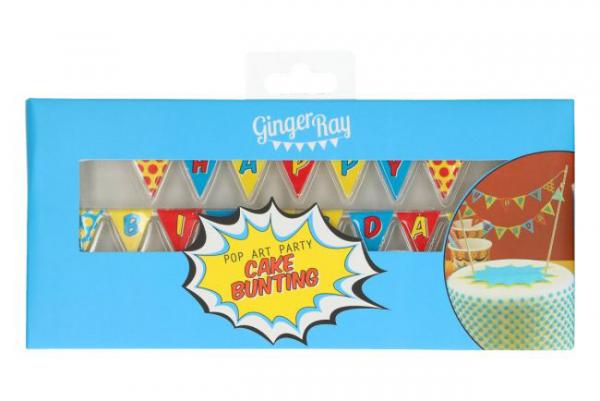 Ginger Ray Wimpelkette Happy Birthday Superhero