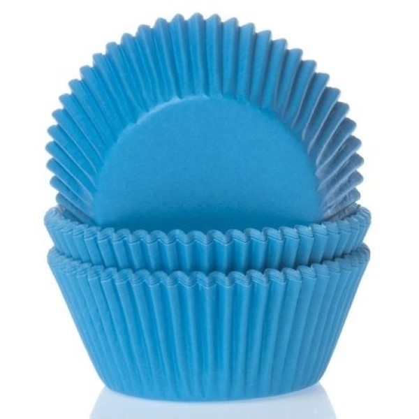 Muffinförmchen - Cyan Blau - 50 Stück