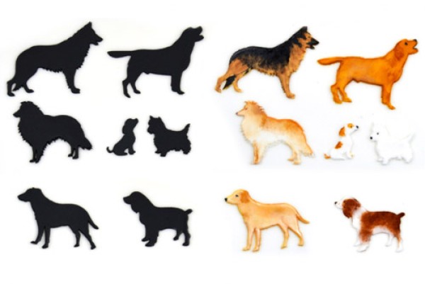 Patchwork Cutters Dog Silhouette Set Hunde Silhouetten Ausstecher